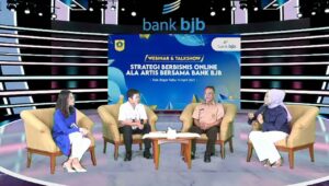 Gelar Webinar Bertajuk “Strategi Berbisnis Online Ala Artis ”, bank bjb Paparkan Tips & Trik Maksimalkan Perkembangan Teknologi Berjualan Secara Online