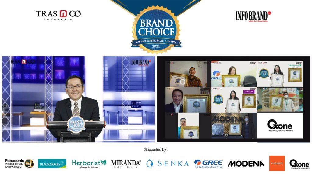 Penghargaan Brand Choice Award 2021: Apresiasi Merek-Merek Ternama