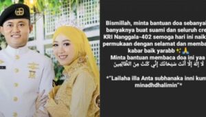 Viral Curhatan Hati Istri ABK KRI Nanggala 402, “Papa Sabar Ya, Sebentar Lagi Kapal Ketemu”