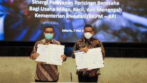 BRI dan Kementerian Investasi Sinergi Permudah Akses Layanan dan Perizinan UMKM