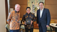 Erick Thohir dan Dufry Bahas Gelaran Produk Unggulan Indonesia di Pasar Bebas Dunia