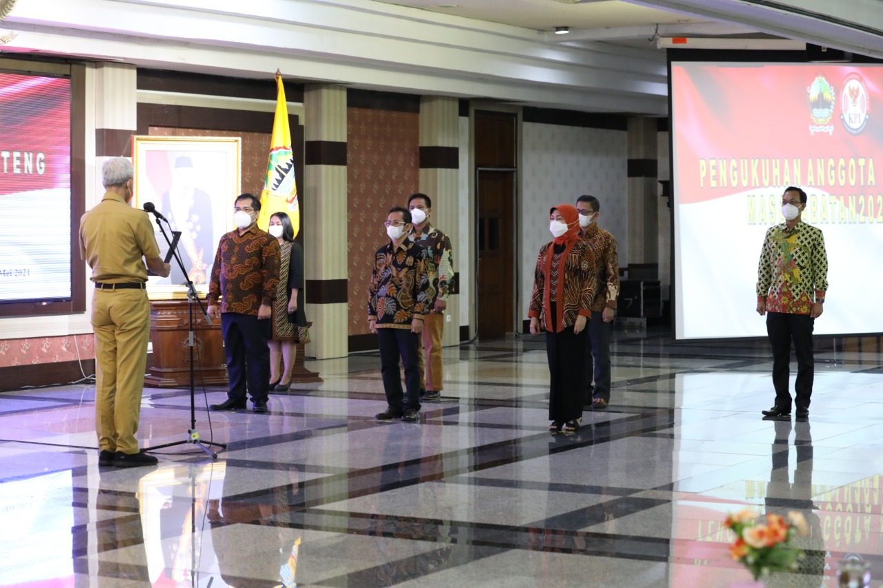 Ganjar Harap KPID Jateng Awasi Siaran yang Tak Sesuai Nilai Bangsa