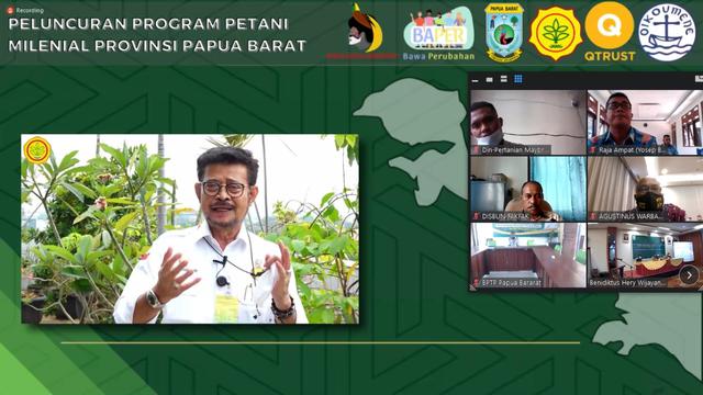 Mentan Luncurkan Program Petani Milenial di Papua