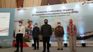 Menteri BUMN Resmikan Subholding Pertamina International Shipping