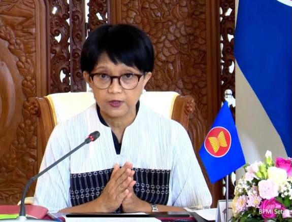 Retno Tegaskan Pentingnya Palestina Israel Rundingkan Perdamaian