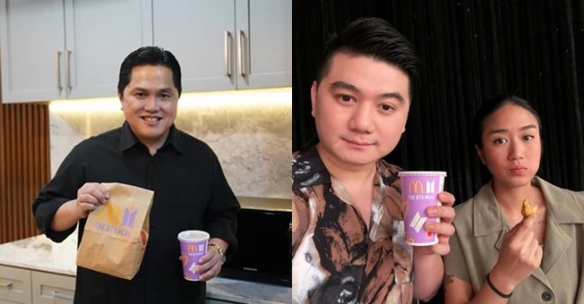 4 Publik Figur yang Ikut Beli BTS Meal, Termasuk Pak Menteri Erick Thohir