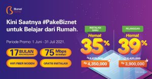 Biznet Dukung Pembelajaran Daring, Tebar Promo Menarik – Suara-Pembaruan.com