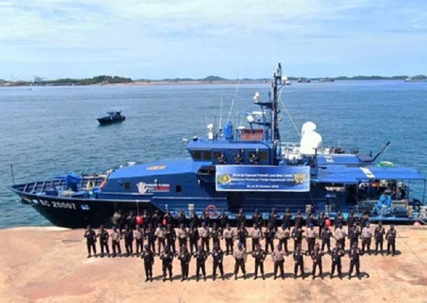 Dirjen Bea Cukai Batam, KPLP dan Polairud Patroli Laut Bersama di Kepri