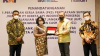 KAI dan Bank Mandiri Sepakati Kerja Sama Dukung Para Pelaku Usaha