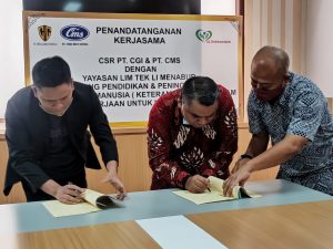 Kolaborasi PT CGI dan CMS bersama Li Foundation Sepakati MoU Pendidikan dan Keterampilan Kerja – Suara-Pembaruan.com