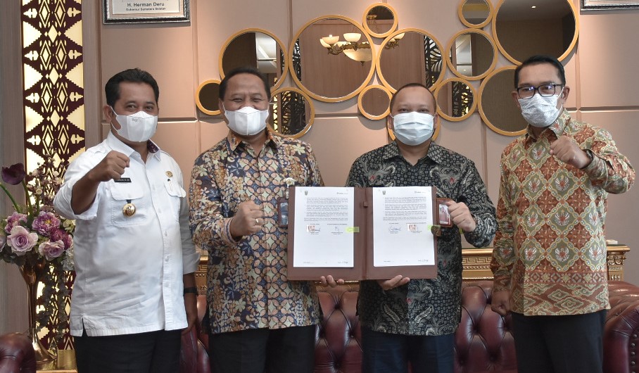 Pusri dan Agro Jabar Kerjasama Pengembangan Millenial Agrosolution