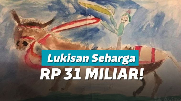 Pria Ini Jual Lukisan Masa Kecil 31 Miliar. Istimewanya Apa?