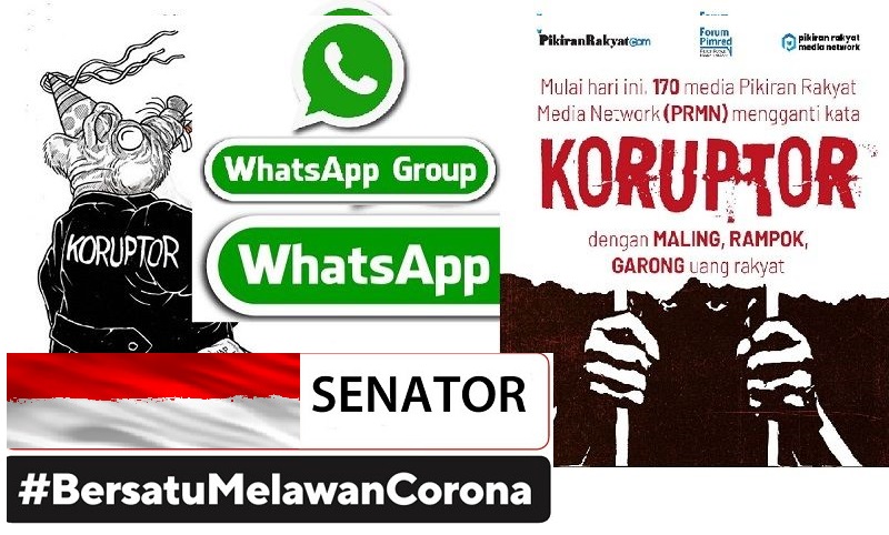 170 Pemred Di PRMN Melakukan Aksi Terhadap Kata Koruptor, Akankah Diikuti Forum Pemred Promedia?