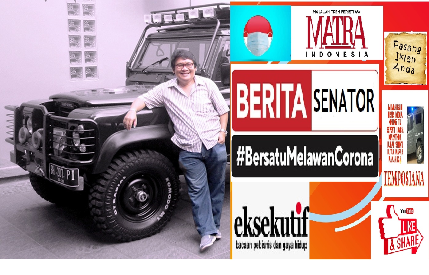 Berita Senator.com, Portalnya Kawula Muda Beri Beasiswa