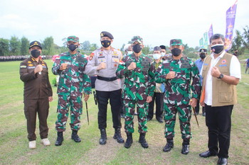 Kodam XVII/Cenderawasih Turut Ambil Bagian Apel Pengamanan PON XX 2021