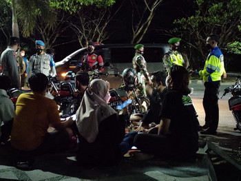 Tekan Penyebaran Covid-19, Kodim 1628 Terus Gelar Patroli Prokes