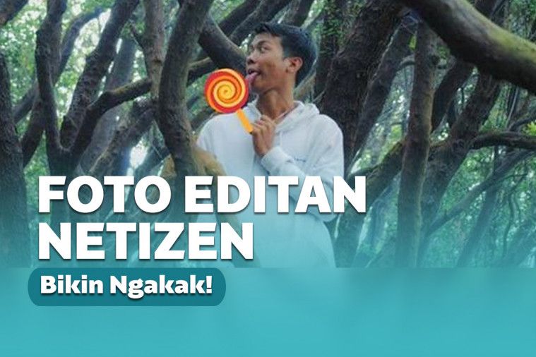 Pria Ini Minta Fotonya Diedit Jadi Ganteng, Hasilnya Kocak!