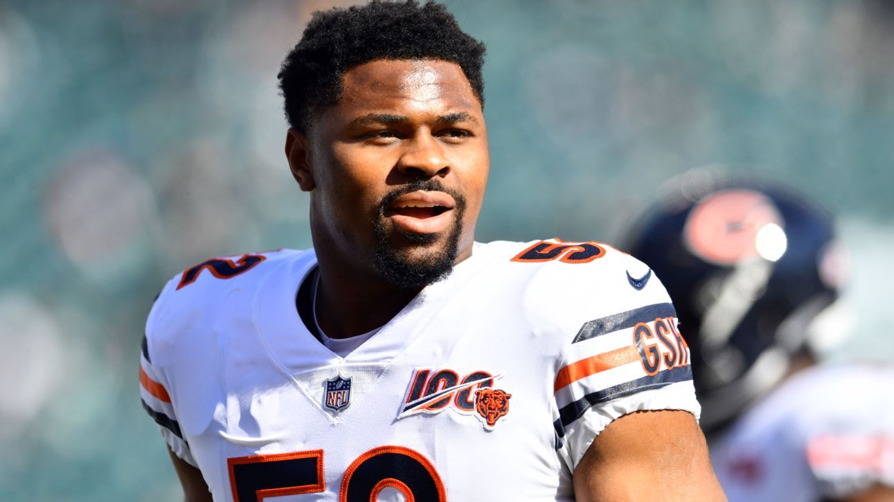 Matt Nagy dari Chicago Bears – Tidak ada keputusan tentang Khalil Mack untuk pertandingan vs. 49ers – Majalah Time.com Matt Nagy dari Chicago Bears – Tidak ada keputusan tentang Khalil Mack untuk pertandingan vs. 49ers – Majalah Time.com