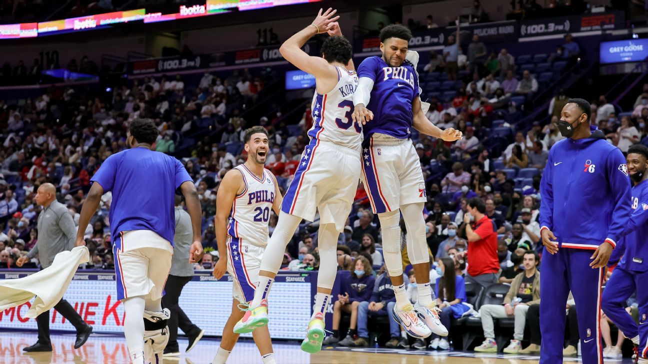 Philadelphia 76ers berkumpul kembali dengan makan malam tim sebelum pertandingan pembukaan melawan New Orleans Pelicans – Majalah Time.com