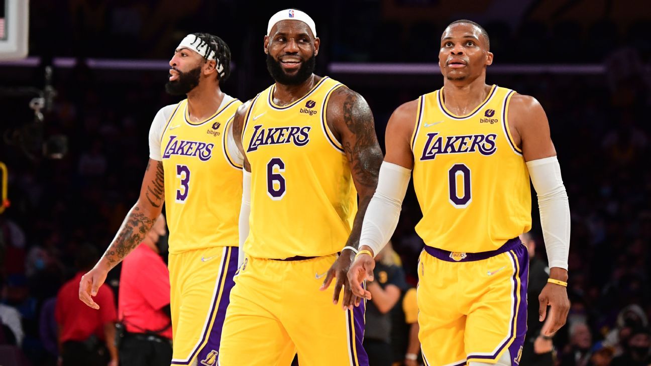 Los Angeles Lakers debut kombo LeBron James-Anthony Davis-Russell Westbrook dalam kekalahan pramusim dari Golden State Warriors – Majalah Time.com