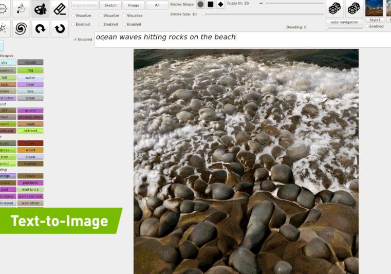 Demo Seni AI GauGAN Merespons Kata-kata, Melukis Foto Manusia Hidup yang Sesuai dengan Deskripsi Tertulis – Majalah Time.com