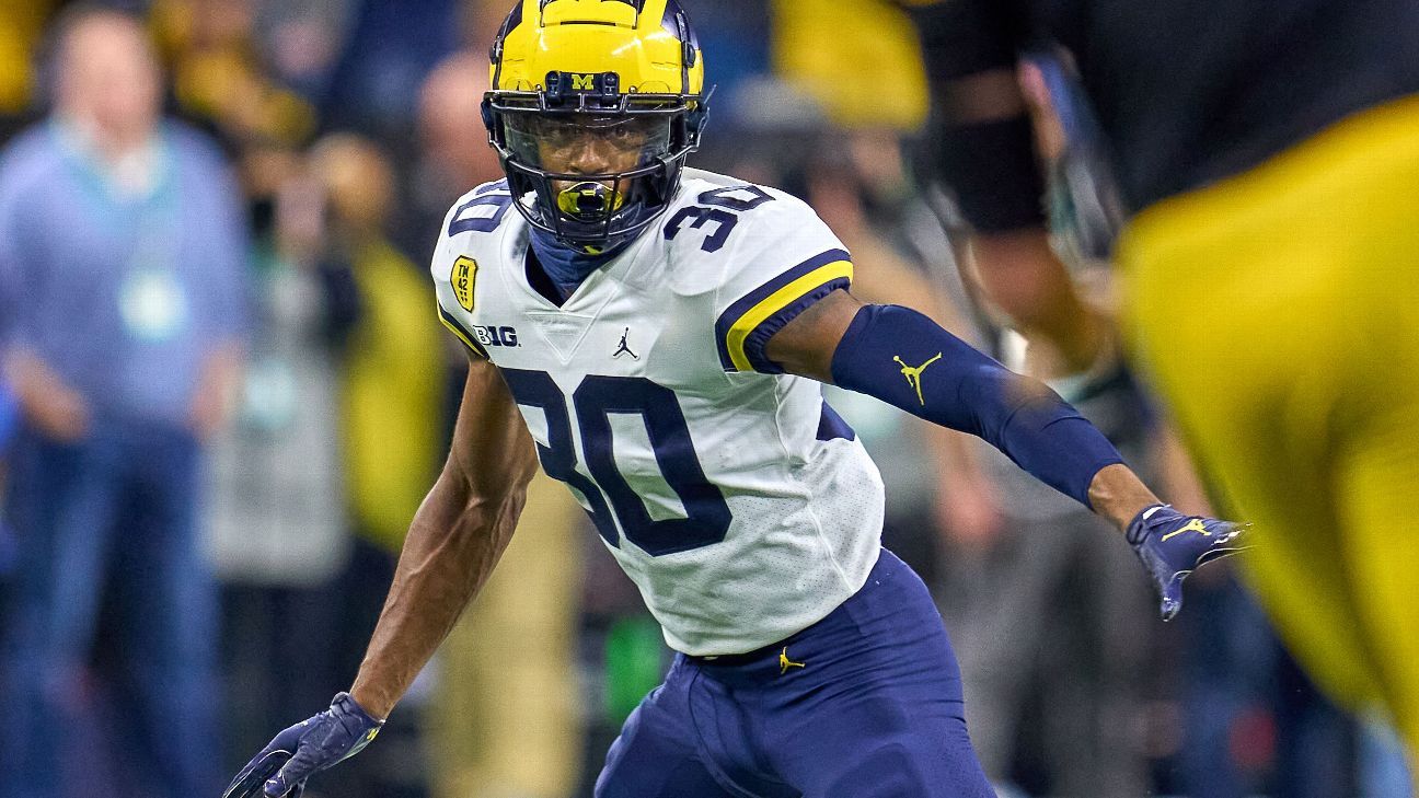 Daxton Hill dari Michigan Wolverines dipertanyakan untuk semifinal Playoff Sepak Bola Perguruan Tinggi di Orange Bowl