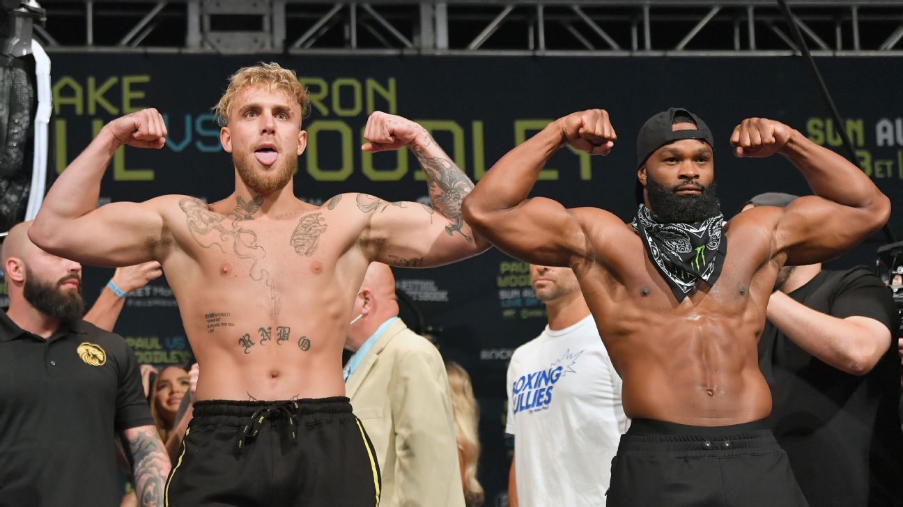Jake Paul bersiap untuk pertandingan ulang Tyron Woodley setelah Tommy Fury mundur – Majalah Time.com
