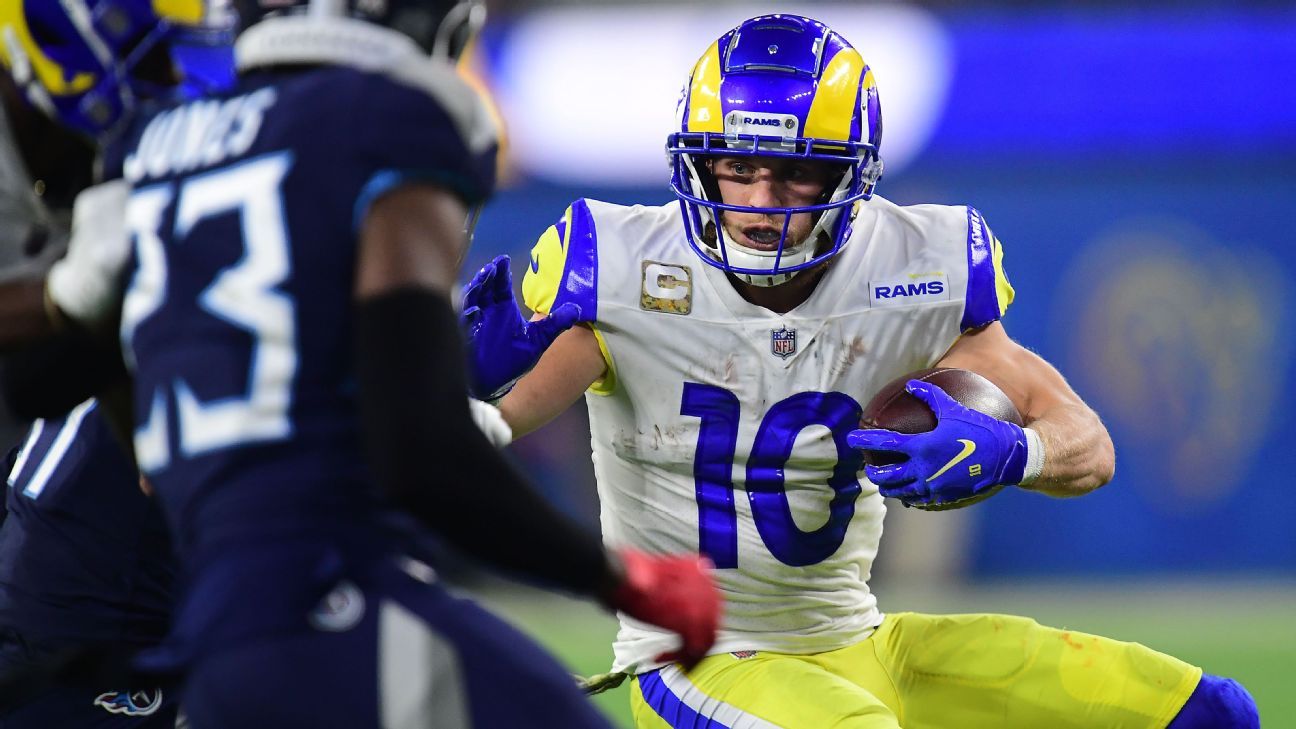 Cooper Kupp dari Los Angeles Rams, Davante Adams dari Green Bay Packers di antara pilihan bulat untuk AP NFL All-Pro Team