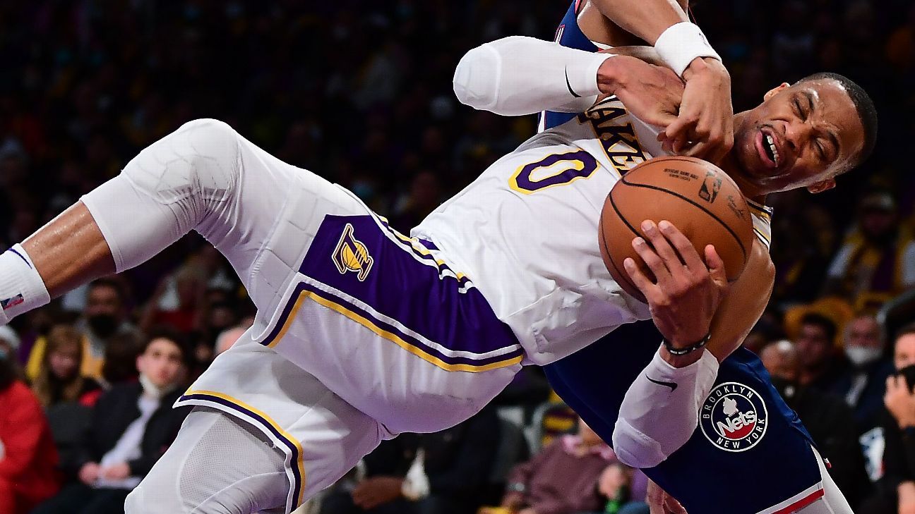 Russell Westbrook, berkomitmen untuk memastikan ‘saya melakukan apa yang seharusnya saya lakukan,’ mengabaikan keterpurukan di tengah selip Los Angeles Lakers