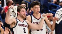 Gonzaga merebut kembali peringkat No. 1 dalam jajak pendapat 25 Teratas bola basket putra; Baylor jatuh ke No. 5 Gonzaga merebut kembali peringkat No. 1 dalam jajak pendapat 25 Teratas bola basket putra; Baylor jatuh ke No. 5