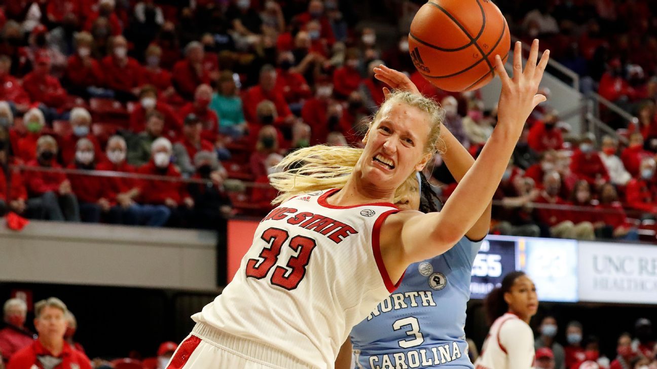 Hanya dua tim yang tidak terkalahkan di bola basket wanita Divisi I setelah North Carolina No. 19 kalah