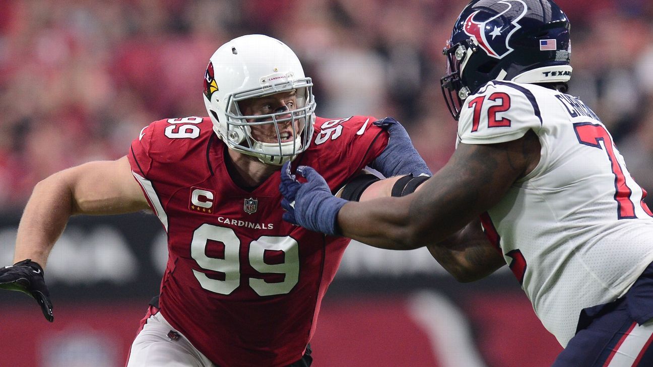 JJ Watt Arizona Cardinals ditunjuk untuk kembali dari cadangan yang cedera