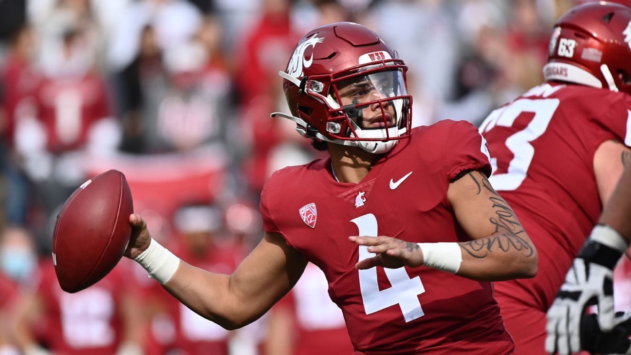 Jayden de Laura pindah ke Arizona Wildcats setelah bertugas dengan tim sepak bola Washington State Cougars