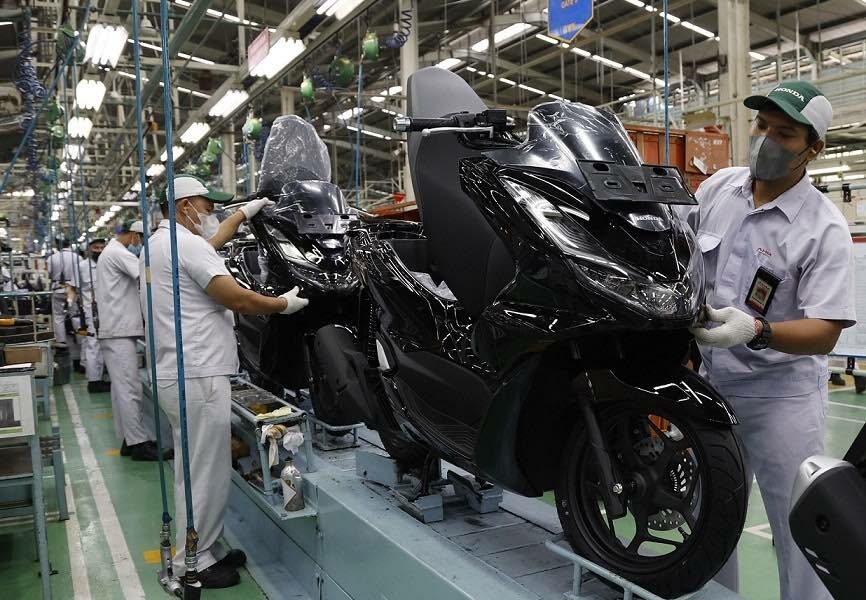 Kontribusi Ekspor Motor Buatan AHM Sepanjang 2021 Melonjak 36 Per
