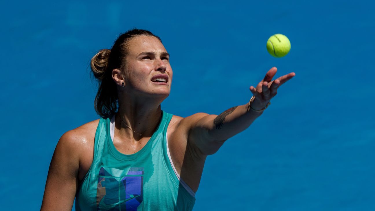 Servis dominan Aryna Sabalenka hilang, dianggap kalah, tetapi ada harapan dia menemukannya tepat waktu di Australia