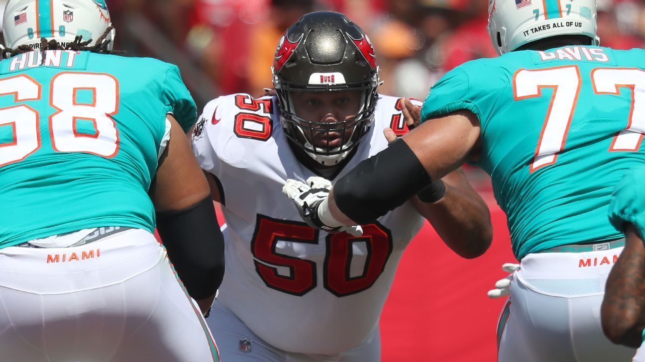 Tampa Bay Buccaneers memperluas DT Vita Vea; Kontrak 4 tahun senilai  juta, kata sumber