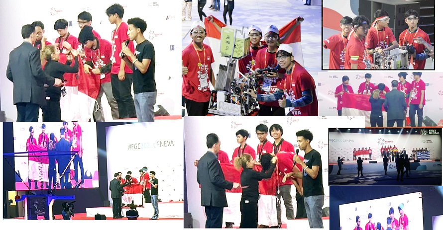 Prestasi Gemilang Diraih Tim Robotik Indonesia Pada Kejuaraan Robot Dunia Di Jenewa Swiss