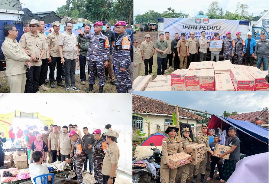 Tim IPDN Kemendagri Beri Bantuan Korban Bencana Alam Gempa Cianjur