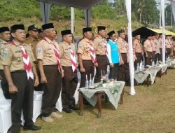 Waaster Panglima TNI Buka Kegiatan Pramuka Wirakarya 2023 di Cisata Pandeglang