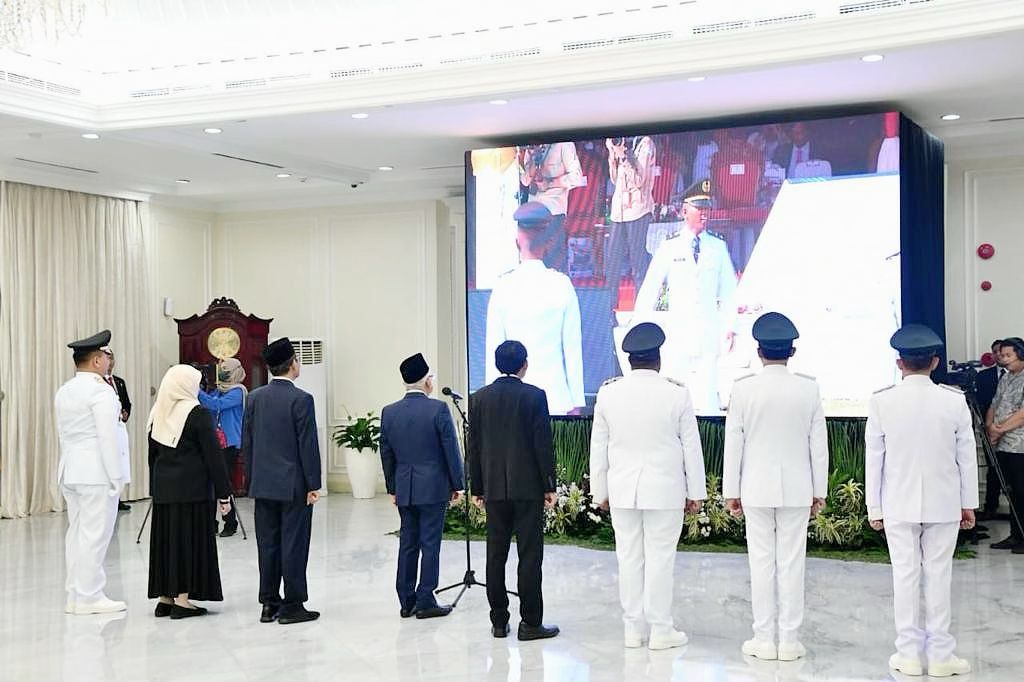 Acara Pelantikan Pamong Praja Muda Angkatan XXX