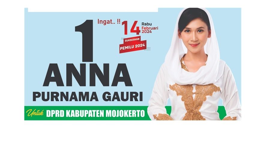 Anna Purnama Gauri Putri Asli Mojokerto Mencalonkan Diri Jadi Caleg DPRD Mojokerto