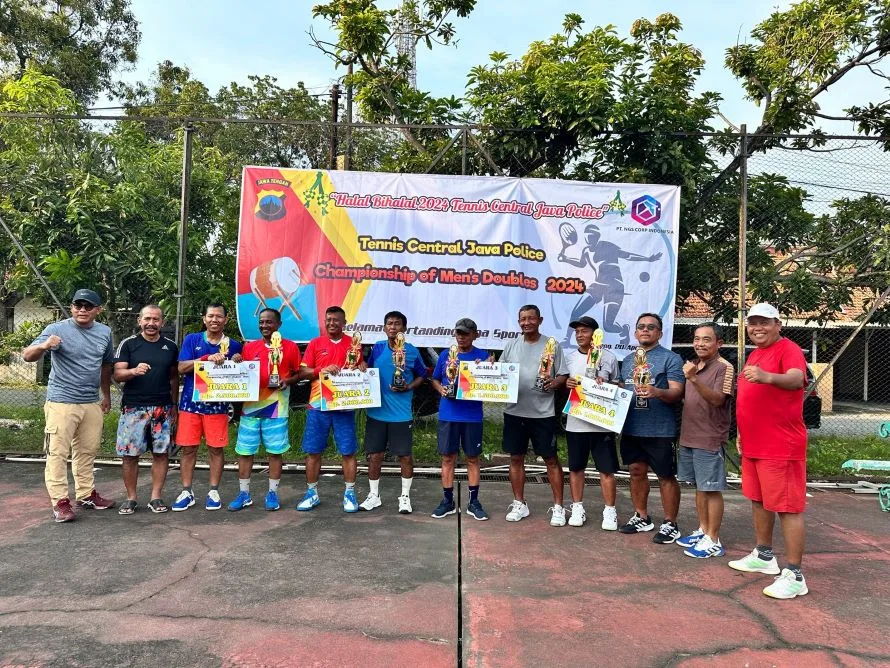 Pembukaan Turnamen Tennis Central Java Police Championship of Men’s Doubles 2024