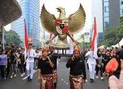 Kirab Pancasila Curi Perhatian Ribuan Warga Jakarta