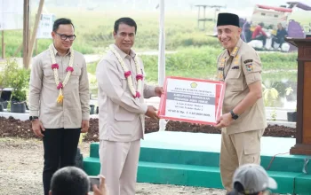 Dr Ir H Amran Sulaiman MP Hadiri Panen Raya Padi di Kabupaten Bangkalan Jawa Timur