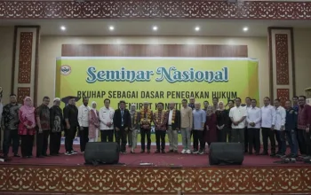  Seminar Nasional dan Lokakarya Bahas RKUHAP sebagai Dasar Penegakan Hukum Konstitusional