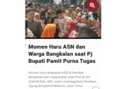 Momen Haru ASN dan Warga Bangkalan saat Pj Bupati Pamit Purna Tugas