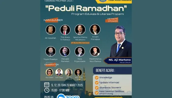 Edukasi Finansial di Bulan Ramadhan! Ikuti Talkshow PROPAMI 2025, Dapatkan Ilmu, Souvenir, dan Pelatihan!