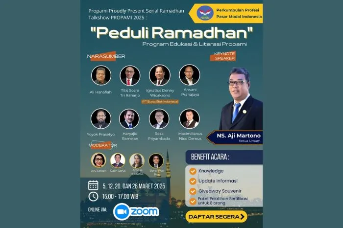 Edukasi Finansial di Bulan Ramadhan! Ikuti Talkshow PROPAMI 2025, Dapatkan Ilmu, Souvenir, dan Pelatihan!