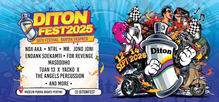 Beli Tiket Sekarang Sebelum Kehabisan! Diton Fest 2025 Usung Konsep Multikomunitas