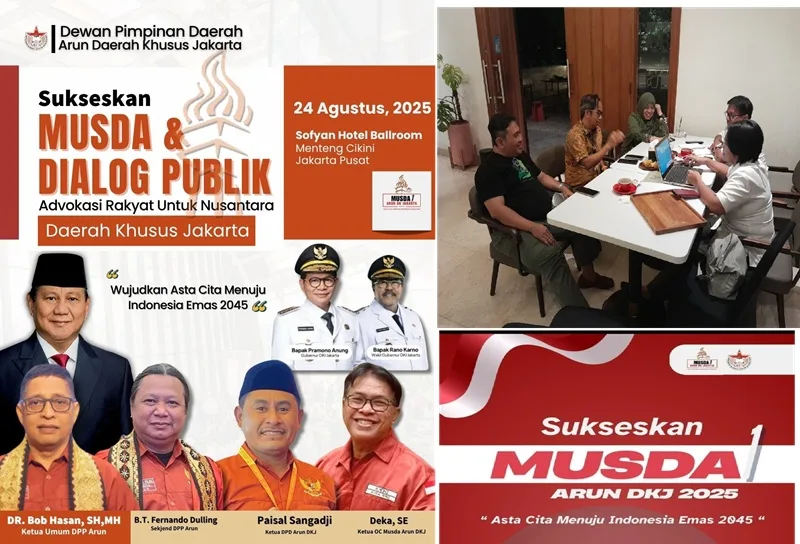 Musda Arun Jakarta Pada 7 September 2025 di Hotel Sofyan Jakarta Pusat